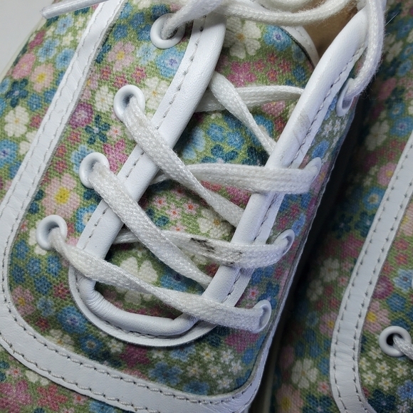 Hotter Comfort Concept Mabel Floral Low Sneaker Blue Tan Floral Shoe Size US 8.5 - Picture 4 of 10